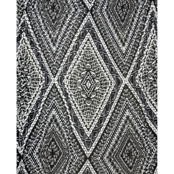 Catherines Black Accordion Beaded Short Sleeve Tunic Blouse Top Plus Size 3X 26W - Picture 8 of 10